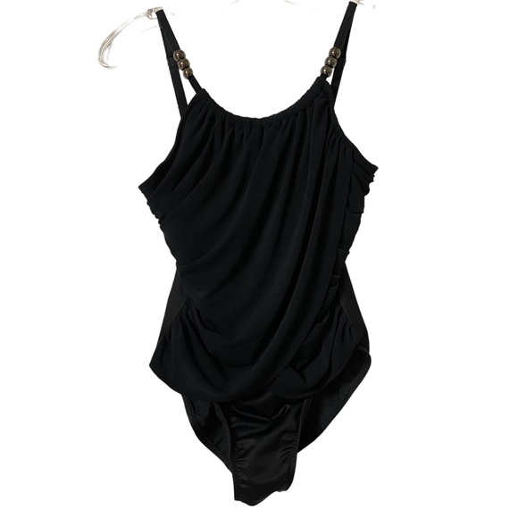 Magicsuit Lisa One Piece Swimsuit Black Size 8 - Picture 3 of 13